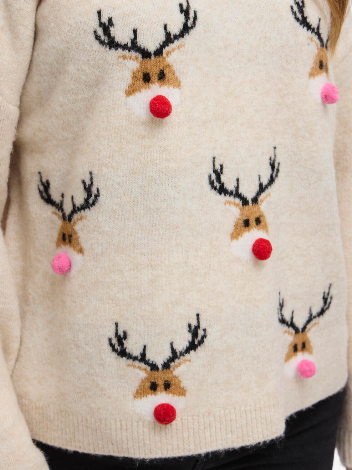 Vimarcipel striktrøje - Birch